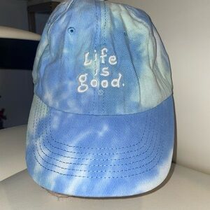 Tie dye Life is Good hat